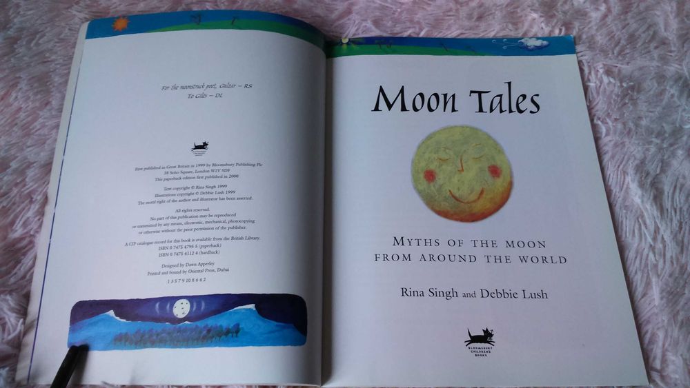 Книга дитяча англійською Moon Tales   Місячні казки