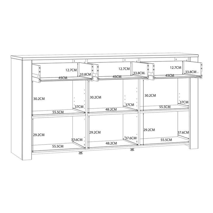 BOHOL komoda + witryna
