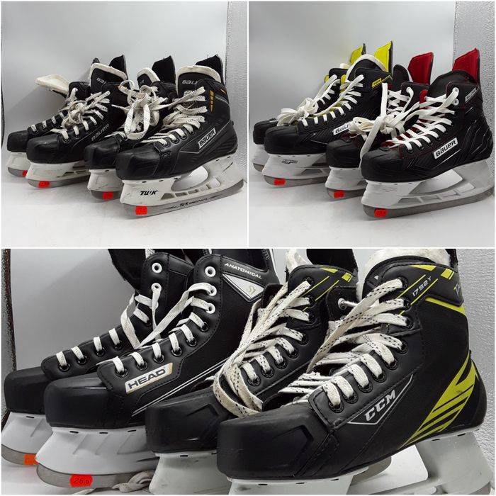 Професійні хокейні, фігурні ковзани.