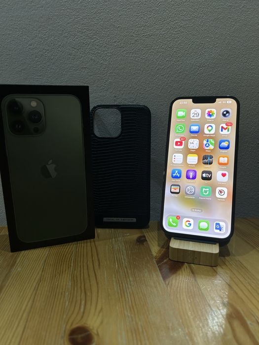 iPhone 13 Pro Max 128 GB Alpine Green | Kondycja baterii 100% | Komplet