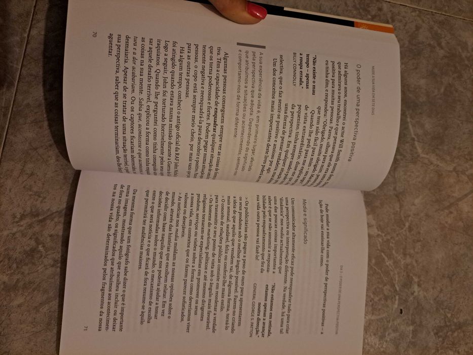 Livro Mude a sua vida em sete dias