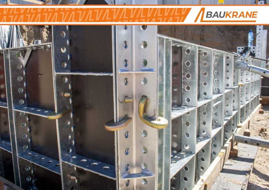 Bautekk Szalunki ścienne/ Słupy 8,6m2 Nowe płyty + akcesoria