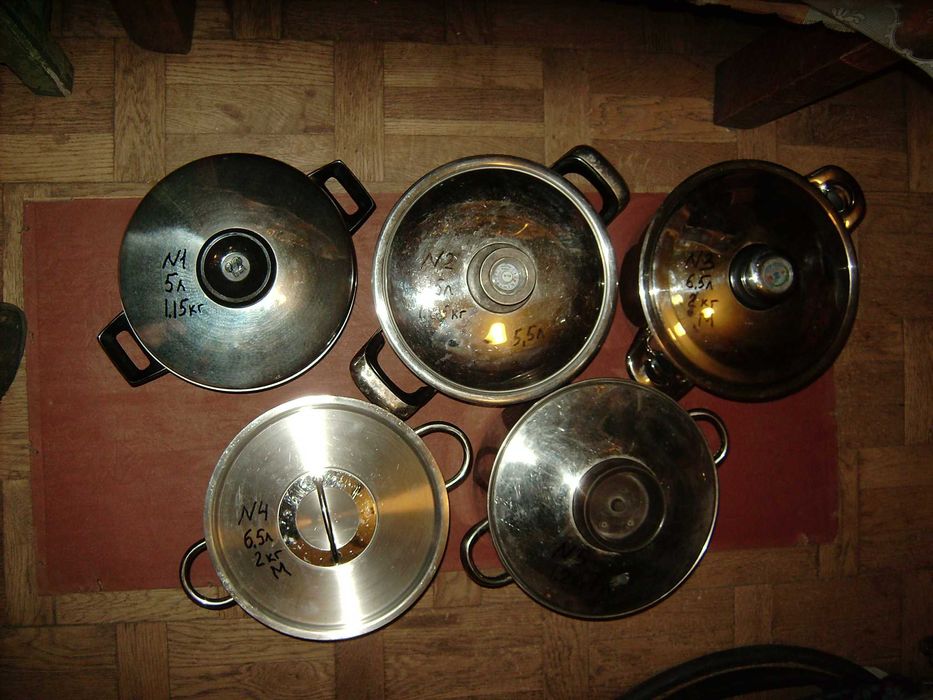 продам кастрюли 5-5,5-6,5-7 л