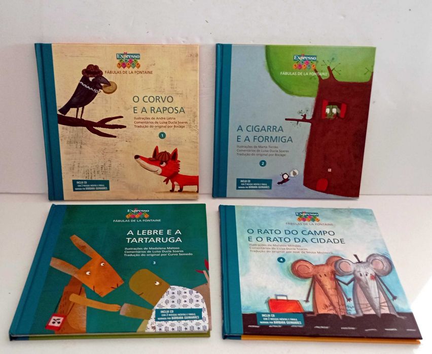 Coleção Completa - As Fábulas de La Fontaine (12 livros)