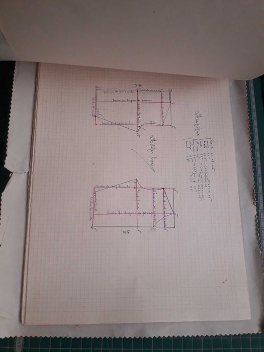 Caderno de corte - moda