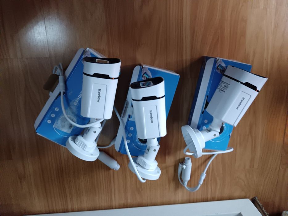 3 câmaras de vigilância HD exterior