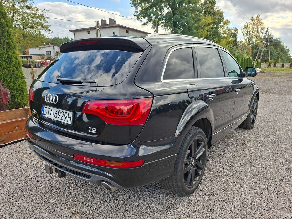 Audi Q7 3.0 TDI * 2011 rok, bez pneumatyki, Czarny sufit, Łopatki, Panorama, BiXenon