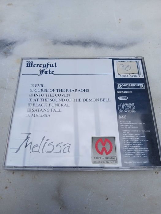 Melissa - Mercyful Fate 1ªEd. Europa $limline