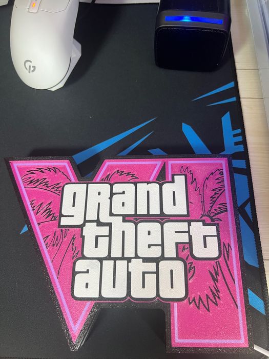 Світильник у вигляді GTA 6 (лайтбокс)