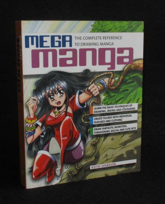 Livro Mega Manga Keith Sparrow