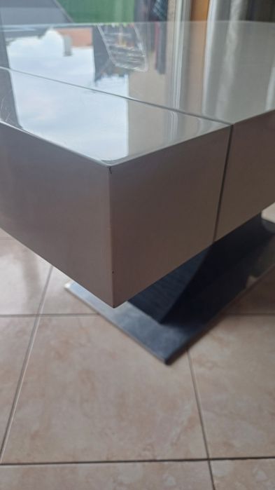 Mesa branco lacado