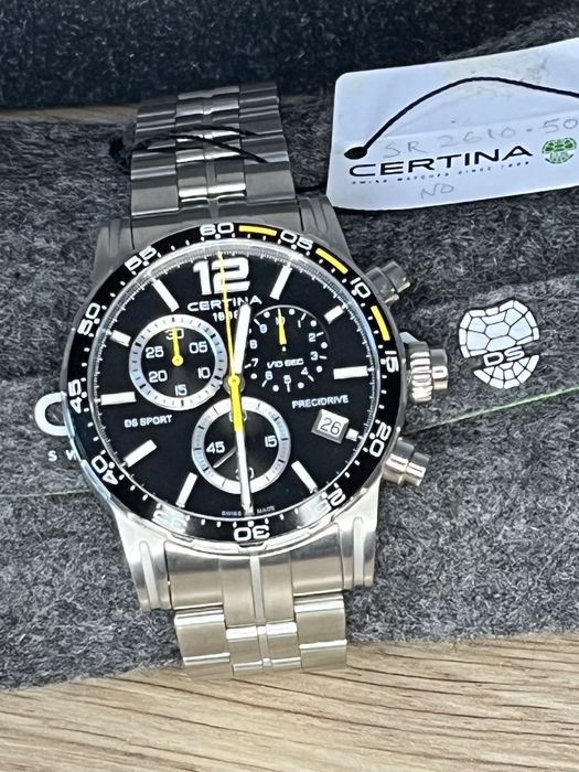 Zegarek  certina DS sport precidrive chrobograph nowy