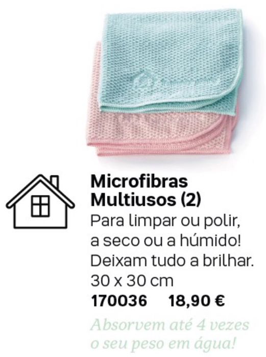 2 Panos / MicroFibras MultiUsos Tupperware