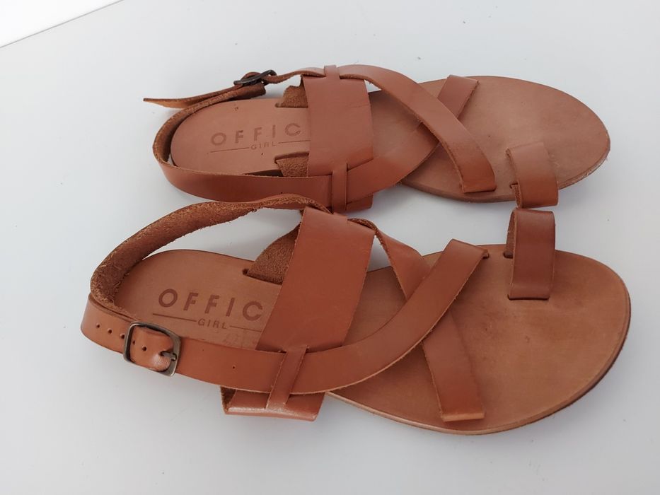Buty sandały skórzane Office London w rozmiarze 36
