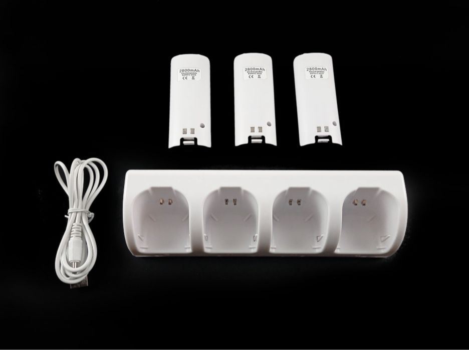 Док-станция для зарядки OSTENT + 4 аккумуляторных блока Nintendo