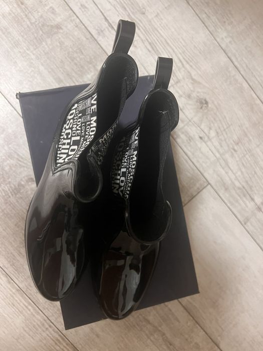 Moschino чоботи сапошки гумачки
