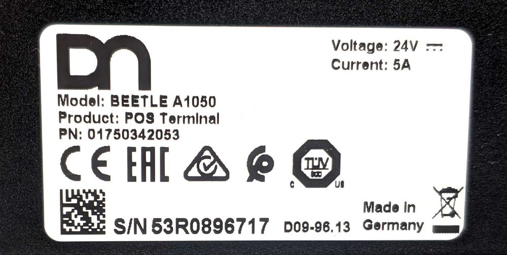 POS Terminal Diebold Nixdorf BEETLE A1050
