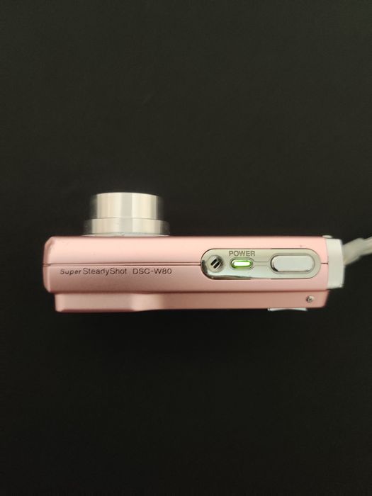 Sony Cyber-shot DSC-W80 Pink Aluminum Вінтажна Мильниця фотоапарат
