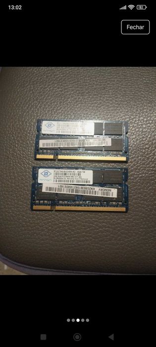 Conjunto de Memórias RAM