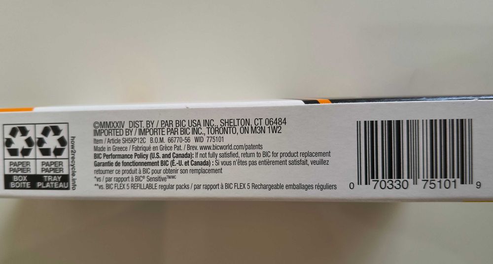 BIC Flex5 картриджі станок для гоління