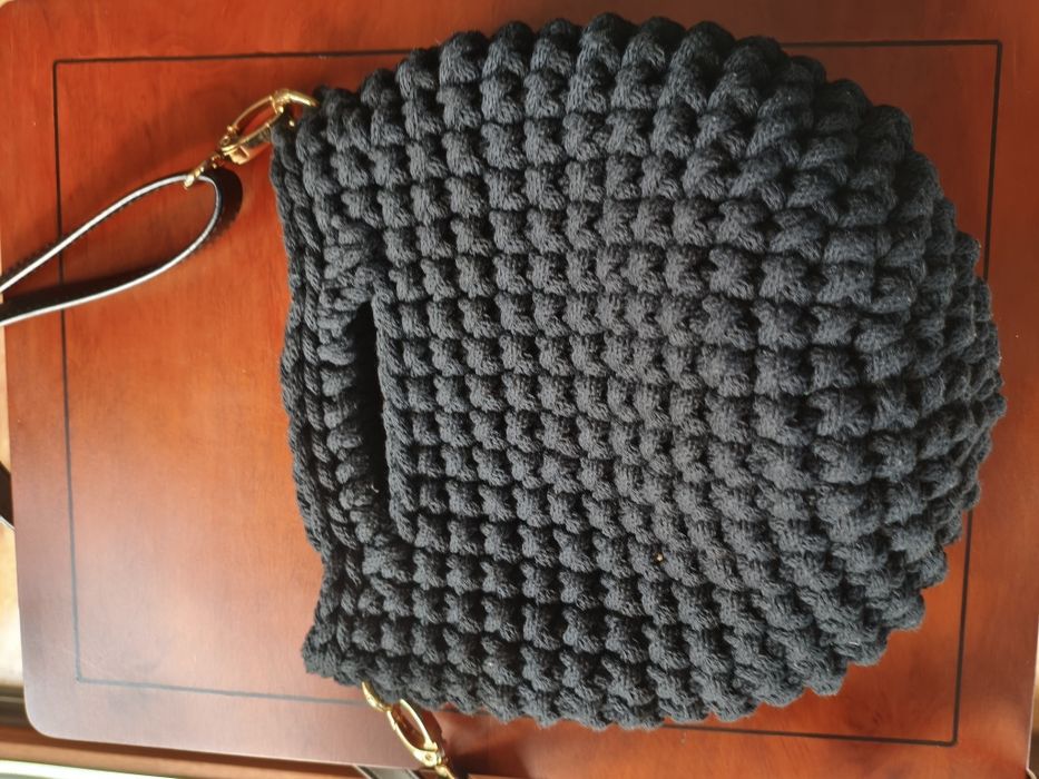 Torba ze sznurka bawełnianego Hand made