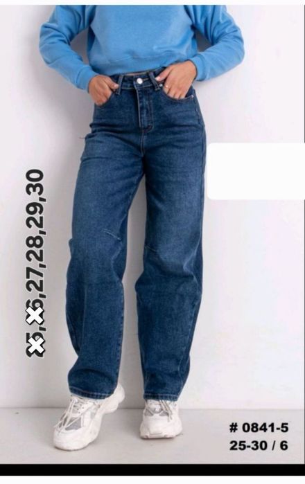 Джинси BAGGY сині