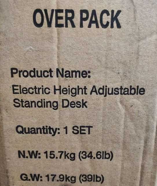 Комп'ютерний стіл ABOX gsd63he з електрорегулюванням висоти