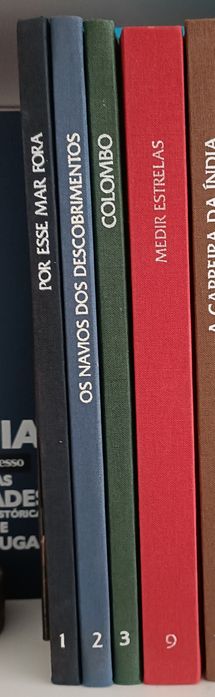 4 Livros CTT: Por Esse Mar Fora, Os Navios, Colombo, Medir Estrelas