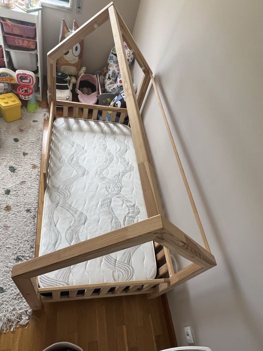 Mon Lite Cabane - Cama Casinha L 80xx160 + Colchao