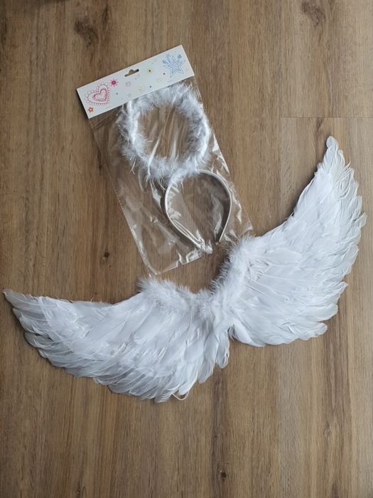 Przebranie Jasełka skrzydła anioła Aureola