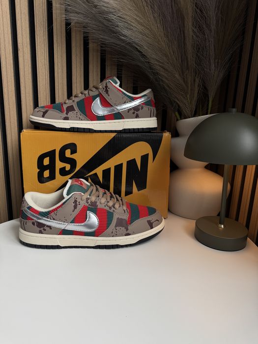 ТОП! Nike SB Dunk Low Freddy Krueger 41 42 43 44 45 найк данк фреді