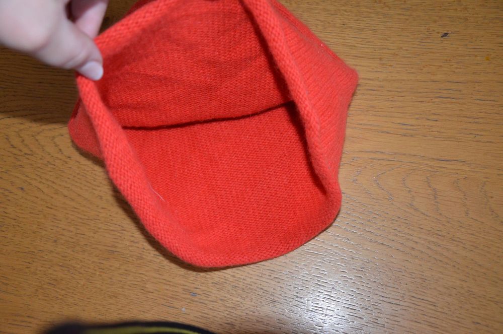 czapka koralowa 100% kaszmir one size