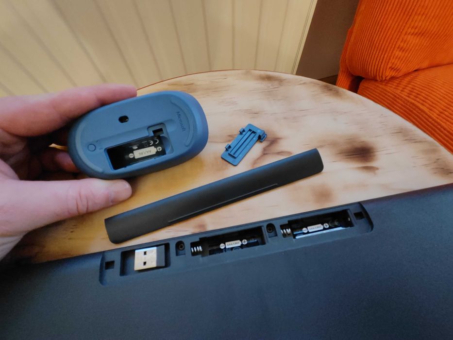 Klawiatura Microsoft All-in-one Media + Mysz Microsoft Camo Blue BT