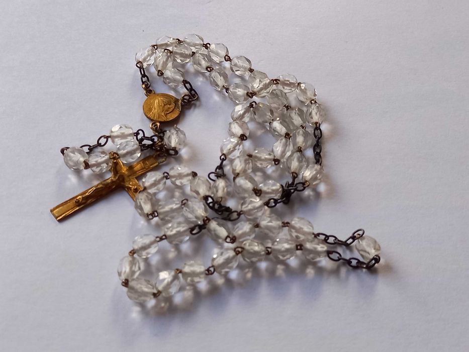 Stary różaniec .vintage