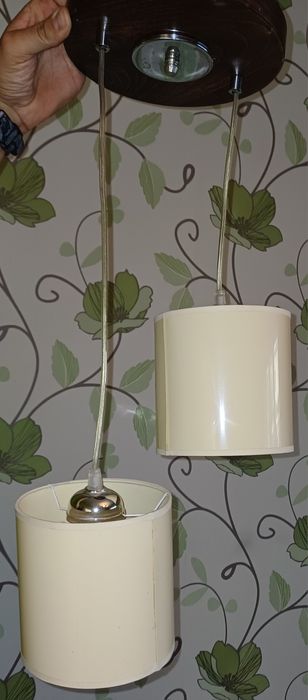 Lampa  wisząca z abażurem