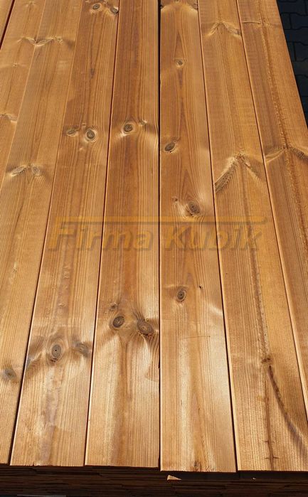 Deska tarasowa termo sosna 26x117 mm – gładka, klasa A/B, Thermo-D