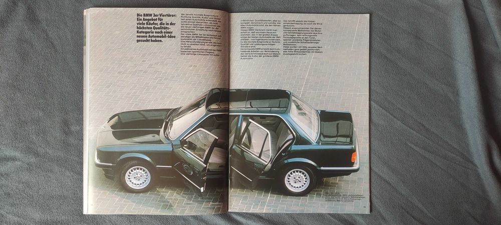 Prospekt BMW 3 E30