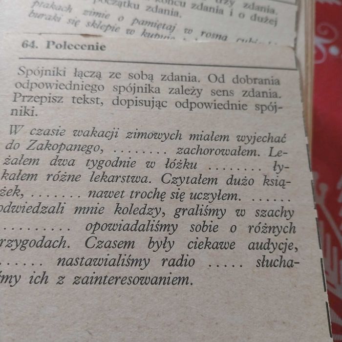 Kartoteka ćwiczeń samokontrolnych z ortografii i gramatyki