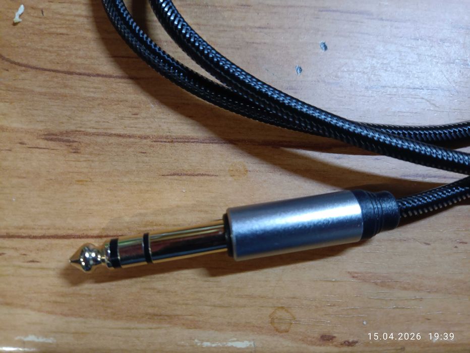 Кабель Джек 6.3 - RCA 2 тюльпана