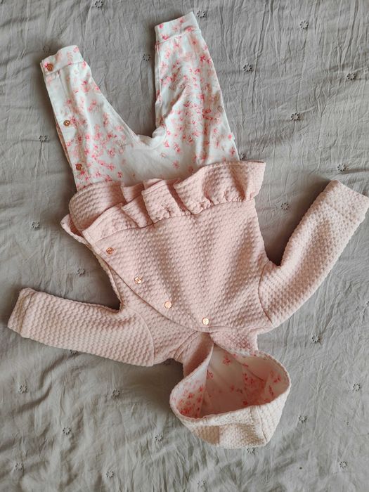 Ошатний комбінезон на весну дівчинці 3-6 міс.