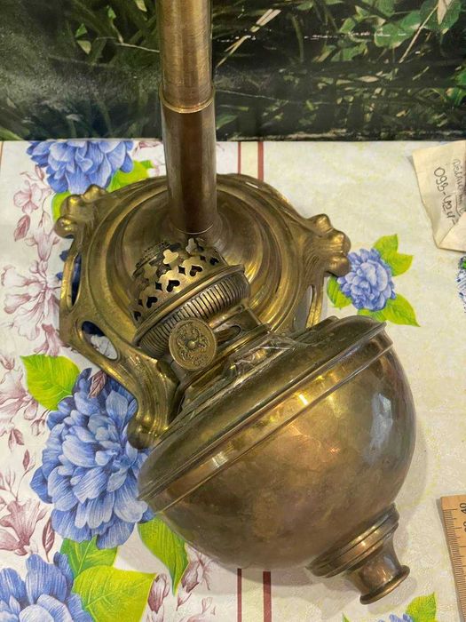 Керосиновая антикварная лампа Германия