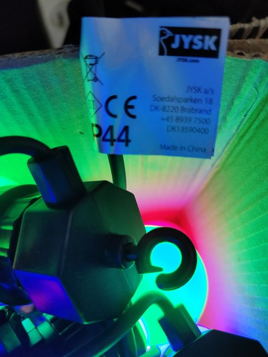 lampki ogrodowe L 6,65 m  W/20 żarówek - NOWE!