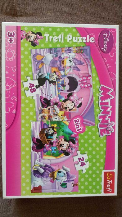 Пазли 2 в 1, Trefi. Minnie mouse