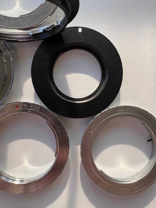 Адаптери для EOS з різних систем (плюс кільця для макро)