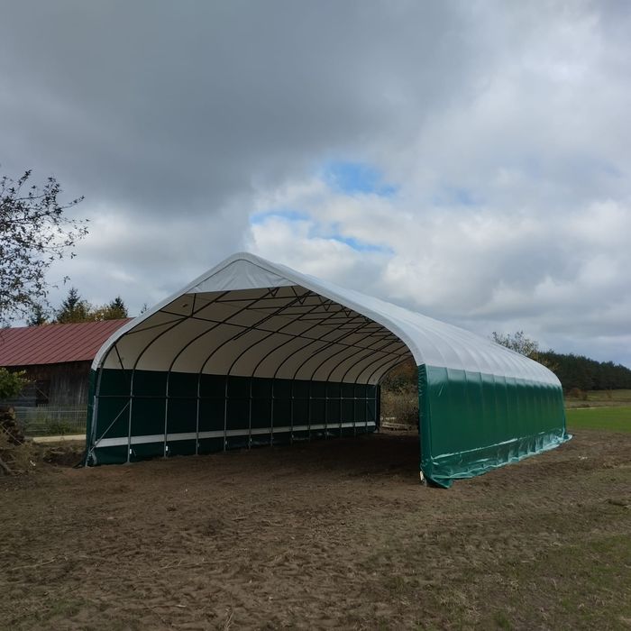 Hala łukowa 9x20x5m DOSTĘPNE OD RĘKI na bele garaż wiata magazyn nam