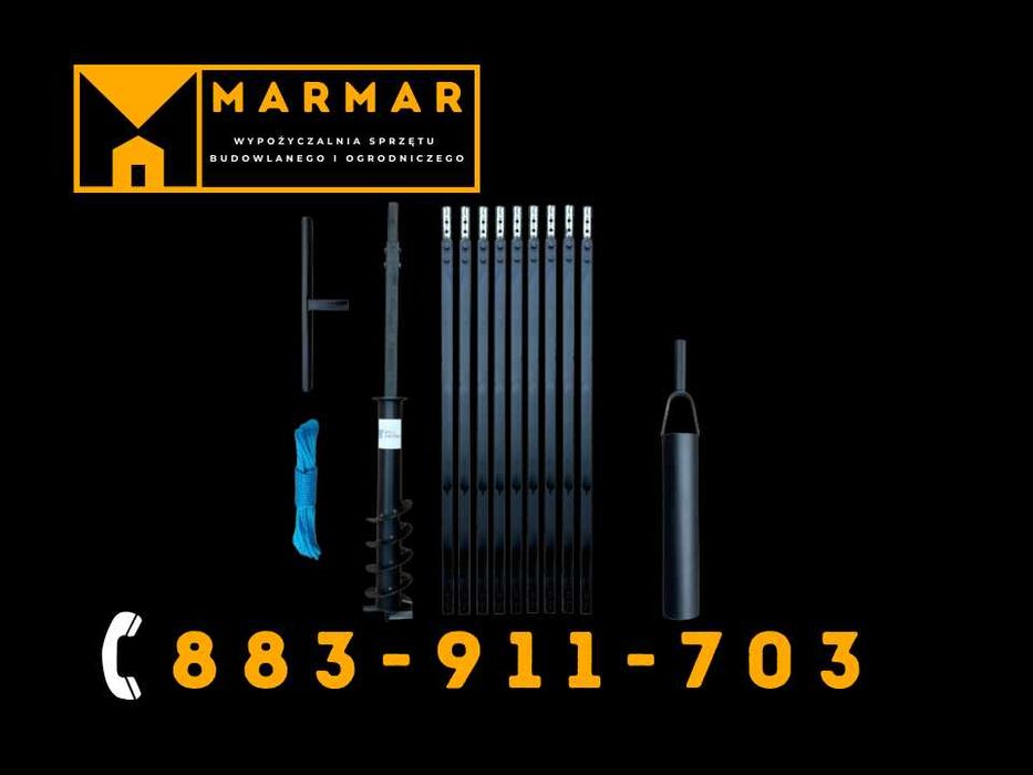 Wiertnica ręczna do studni 120mm, 10m, WYNAJEM, WYNAJMĘ !