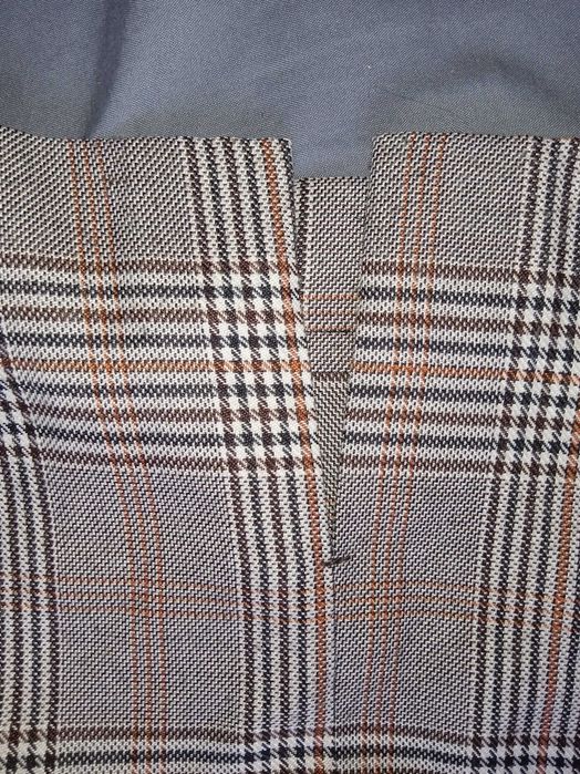 jesienna spódnica primark w brązową kratę 38/40
