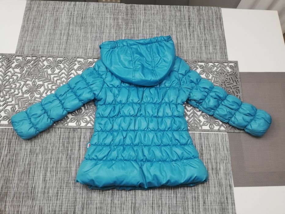 Turkusowa kurteczka zimowa Coccodrillo r. 122