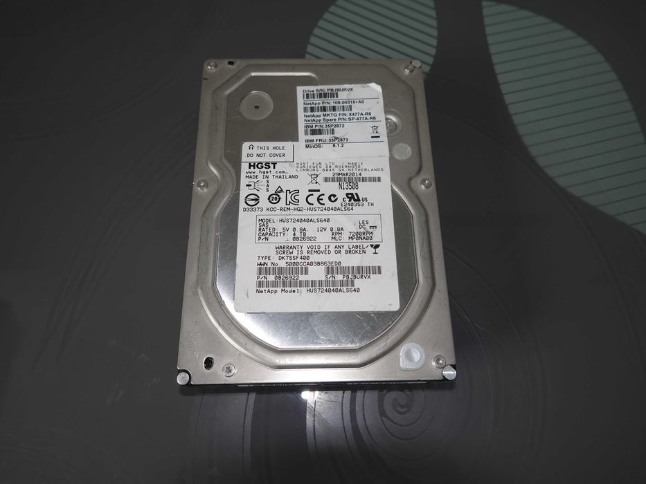 Dysk HDD SAS HGST 4TB 3,5' 7200RPM