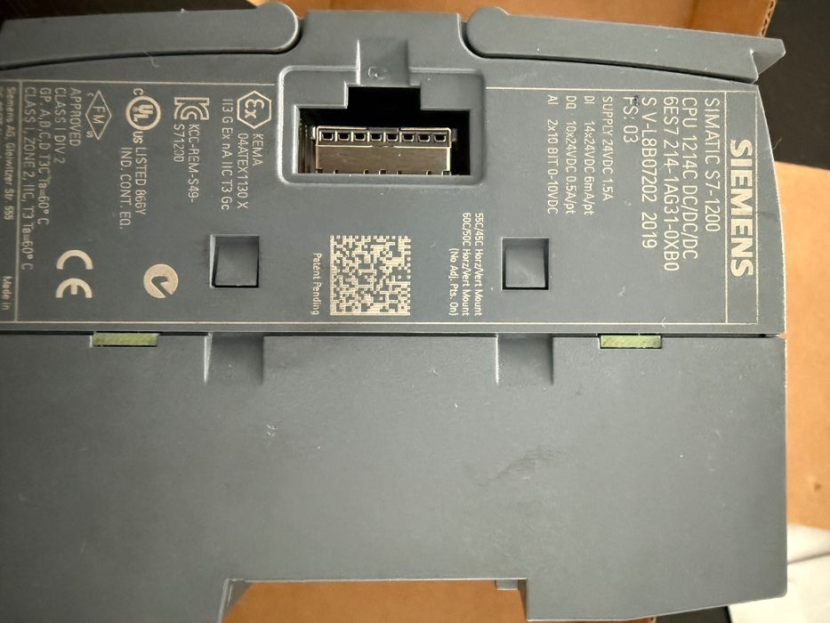 PLC S7-1200 DC/DC
